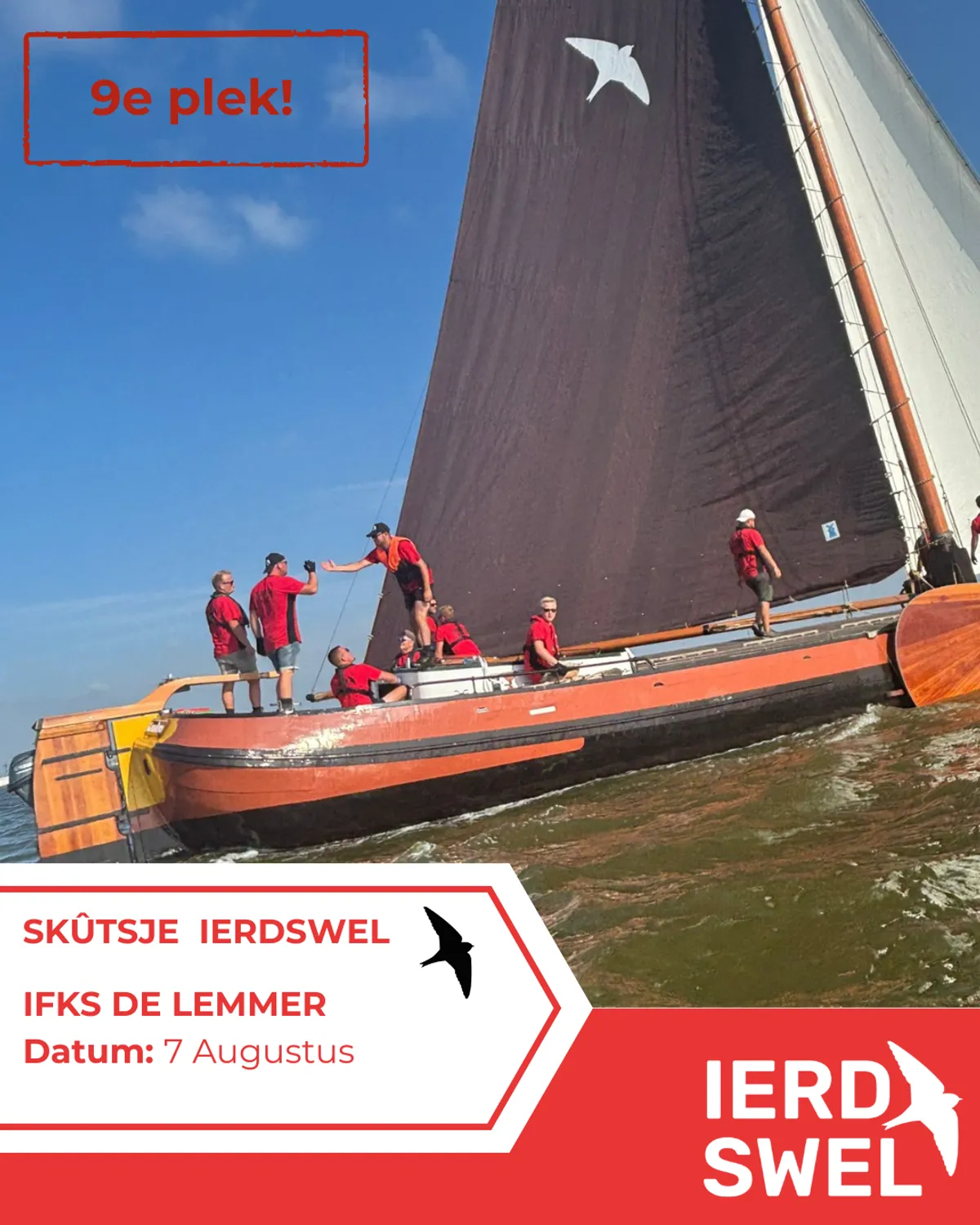 Vandaag op Lemmer van een valse start naar een 9e plek!